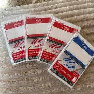Office Depot Hello My Name Is Name Badge Labels - Multiple Packs